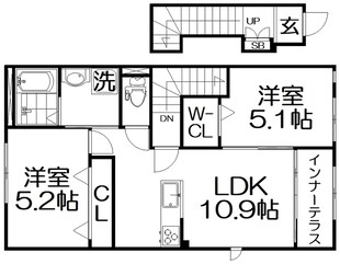 Orange villa堀溝の物件間取画像